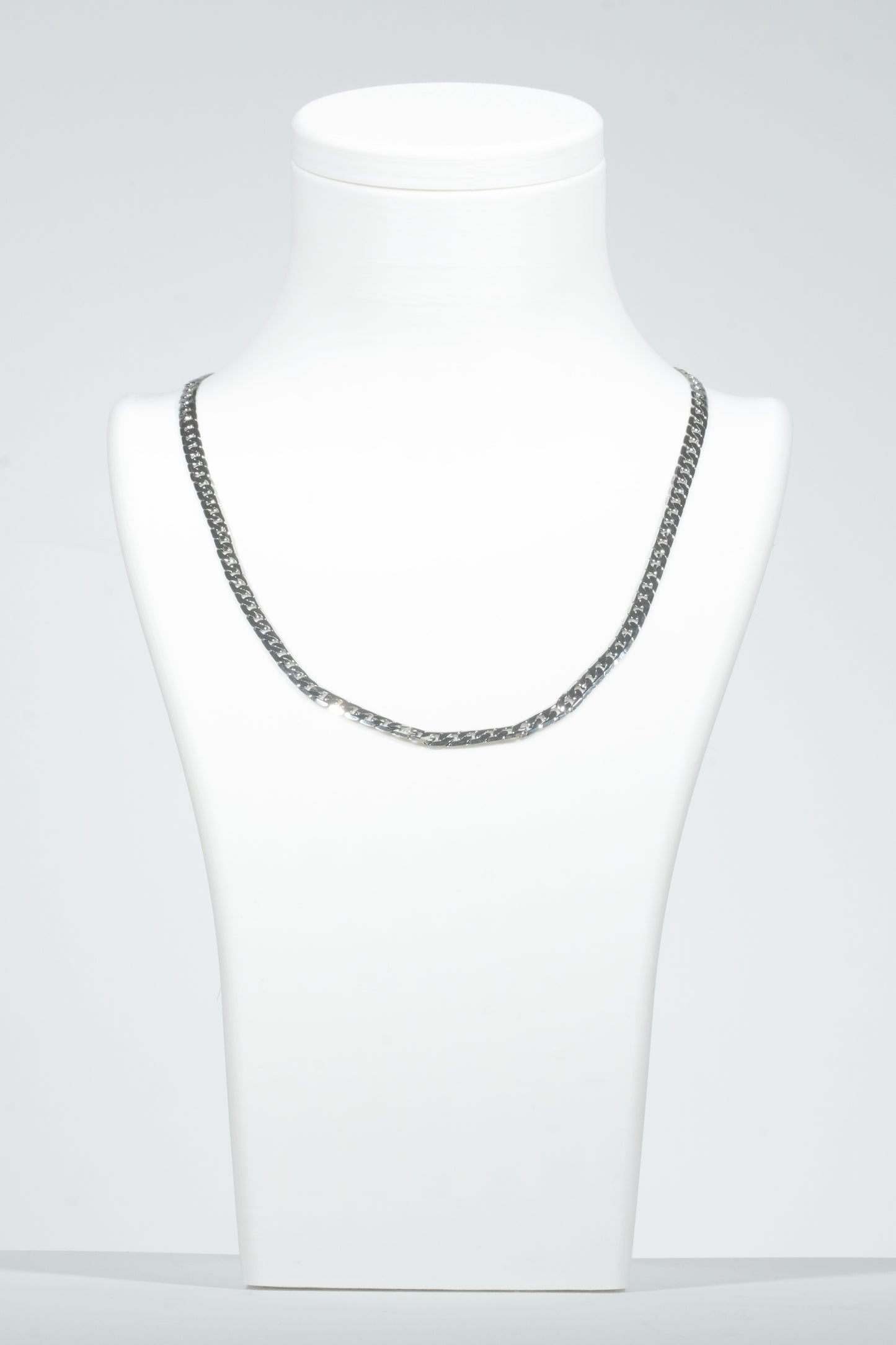 Flat Curb Chain Necklace