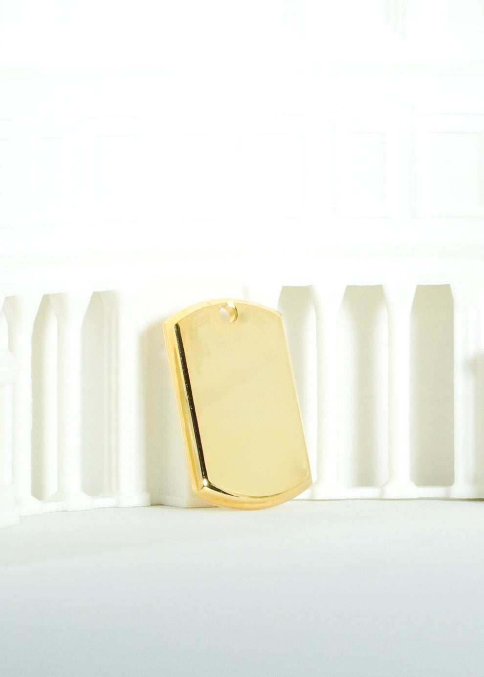 Sleek Rounded Rectangle Pendant – Memory Keepsakes