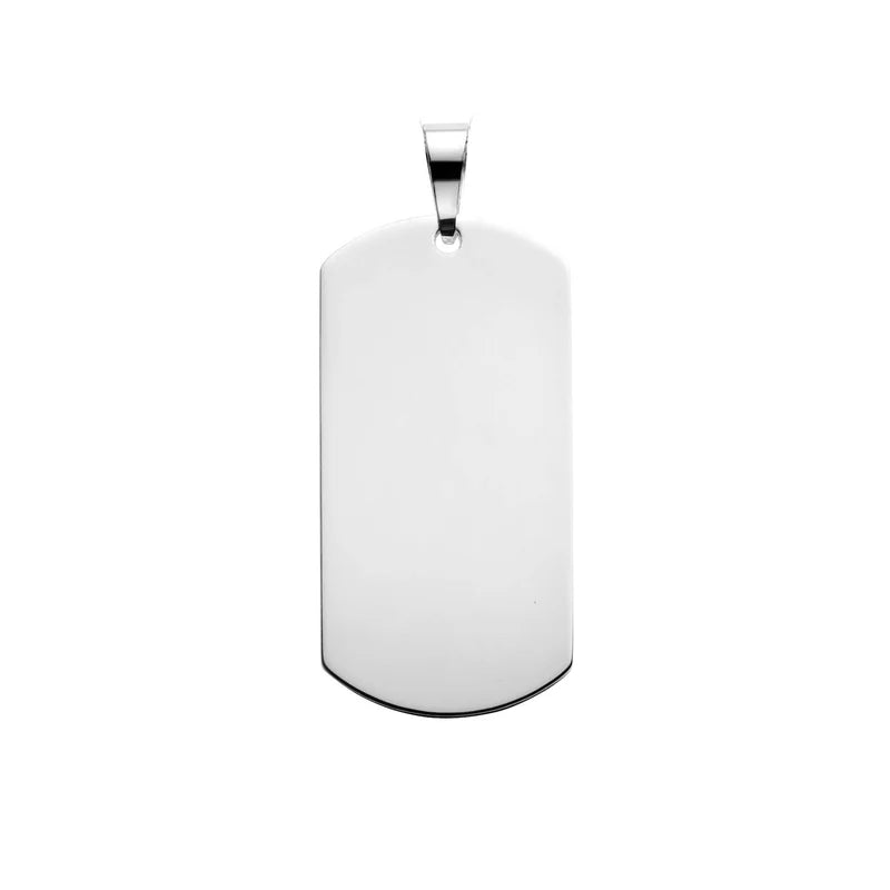 Sleek Rounded Rectangle Pendant